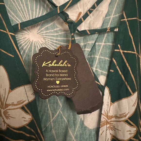 Kahulaleʻa Emerald Pua Melia Mileka Dress - Picture 3 of 4